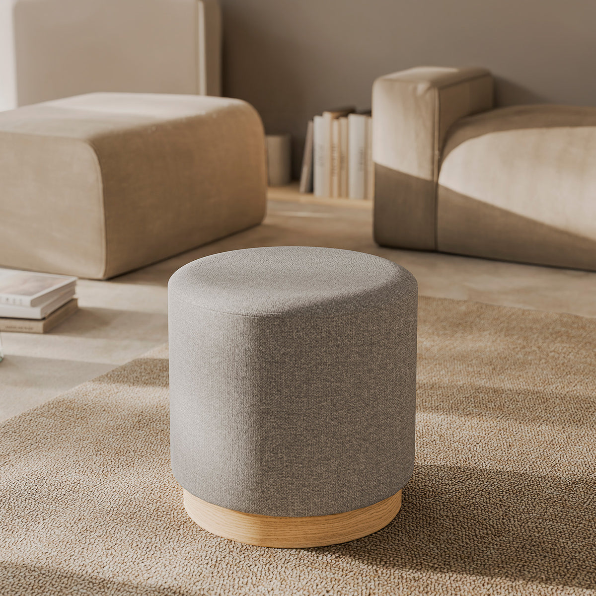 Pouf ANGUS - Grigio