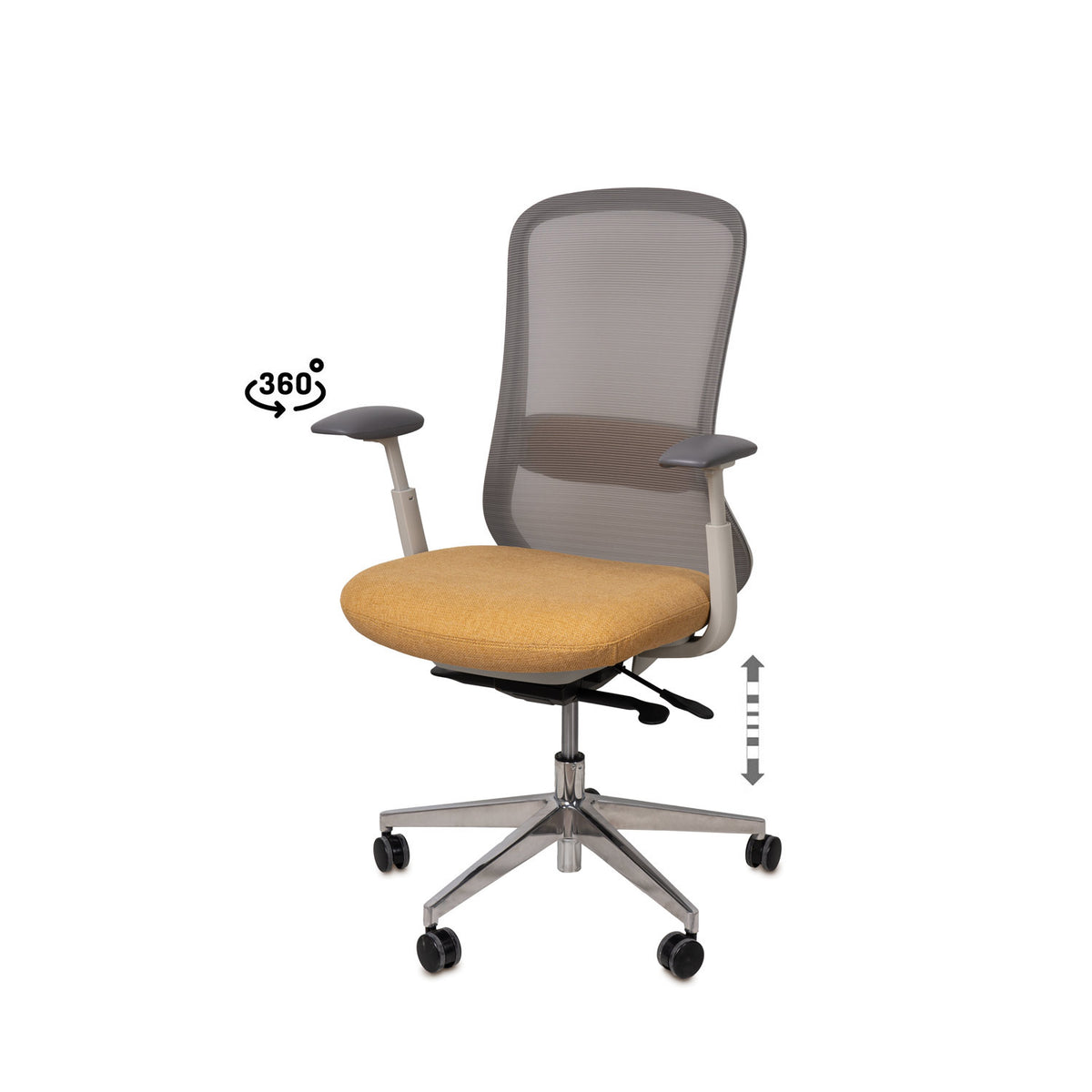 Sedia da ufficio EMORY - Senape