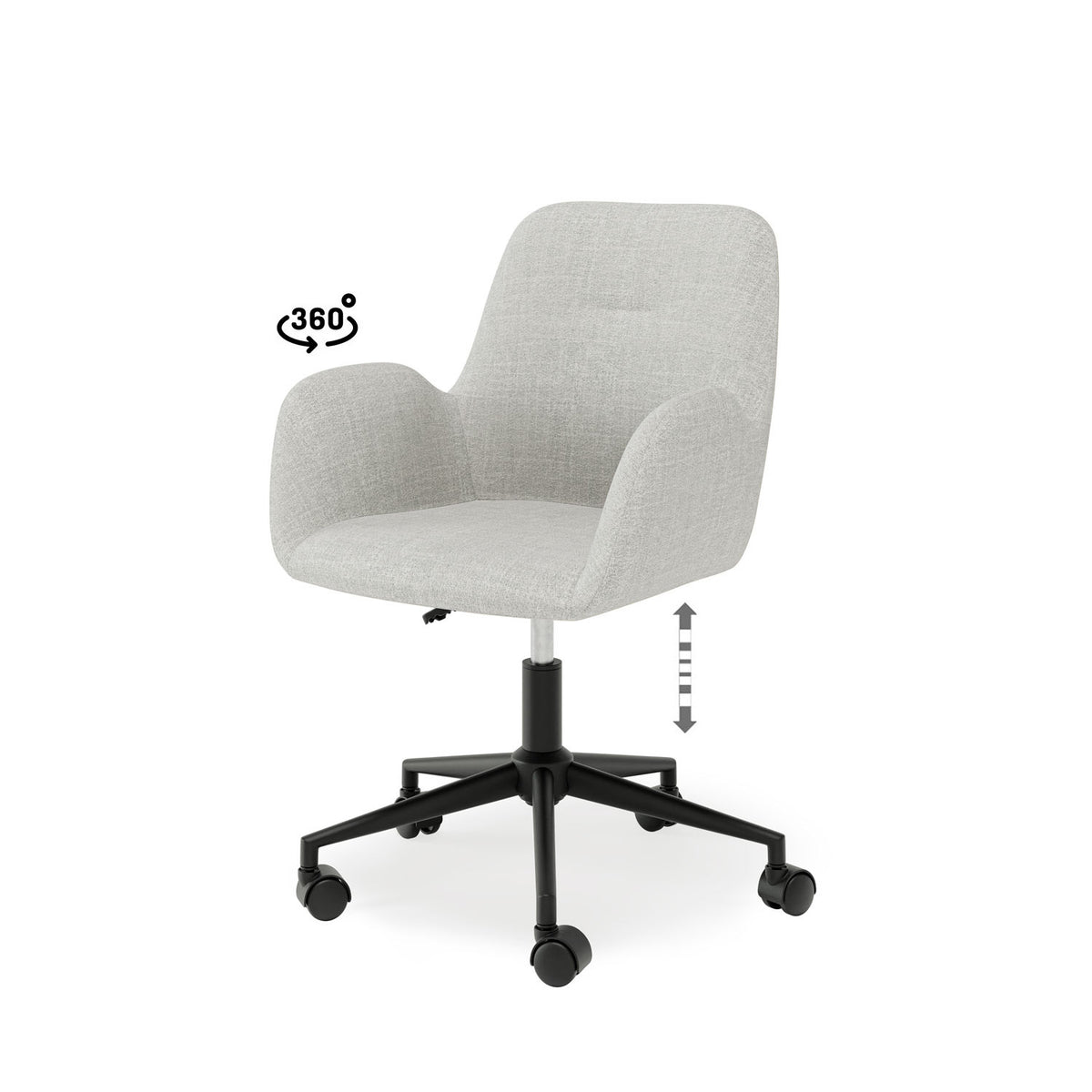 Sedia da ufficio IRVINE - Grigio