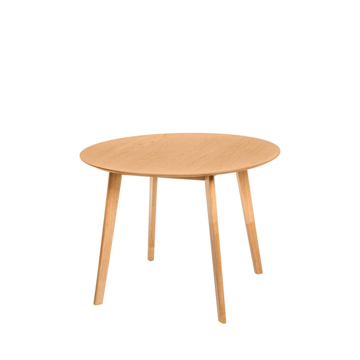 Tavolo MONNA 100 rotondo fisso - Rovere