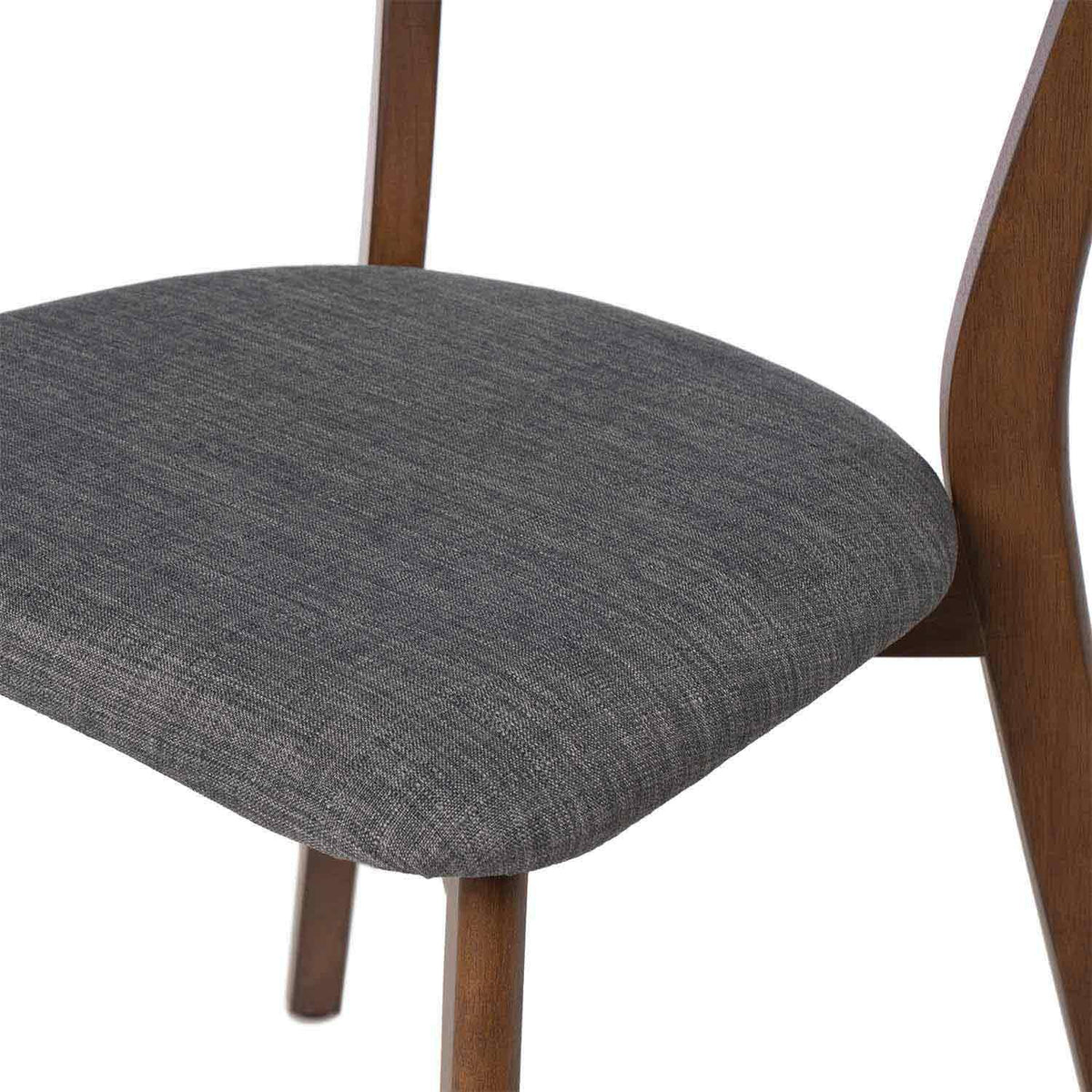 Sedia keira noce grigio scuro