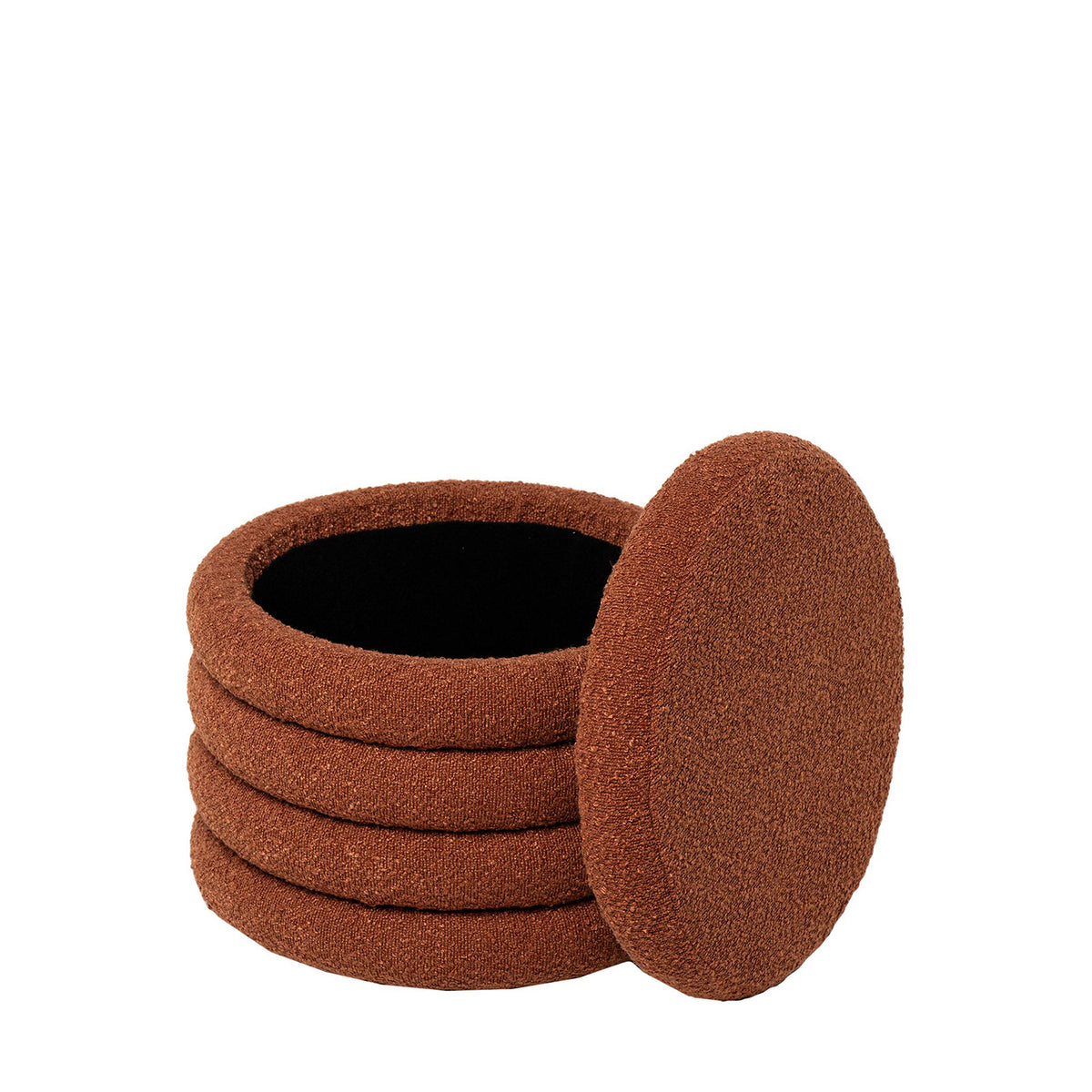 Pouff harry in terracotta