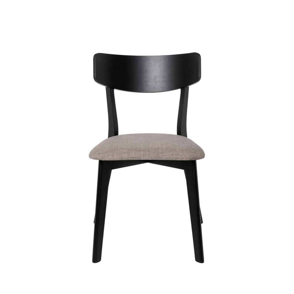 Sedia keira nera grigio chiaro