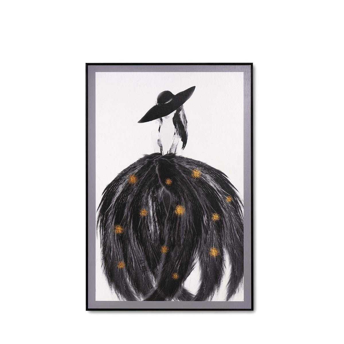 Quadro ELEGANCE 80x120 - Nero