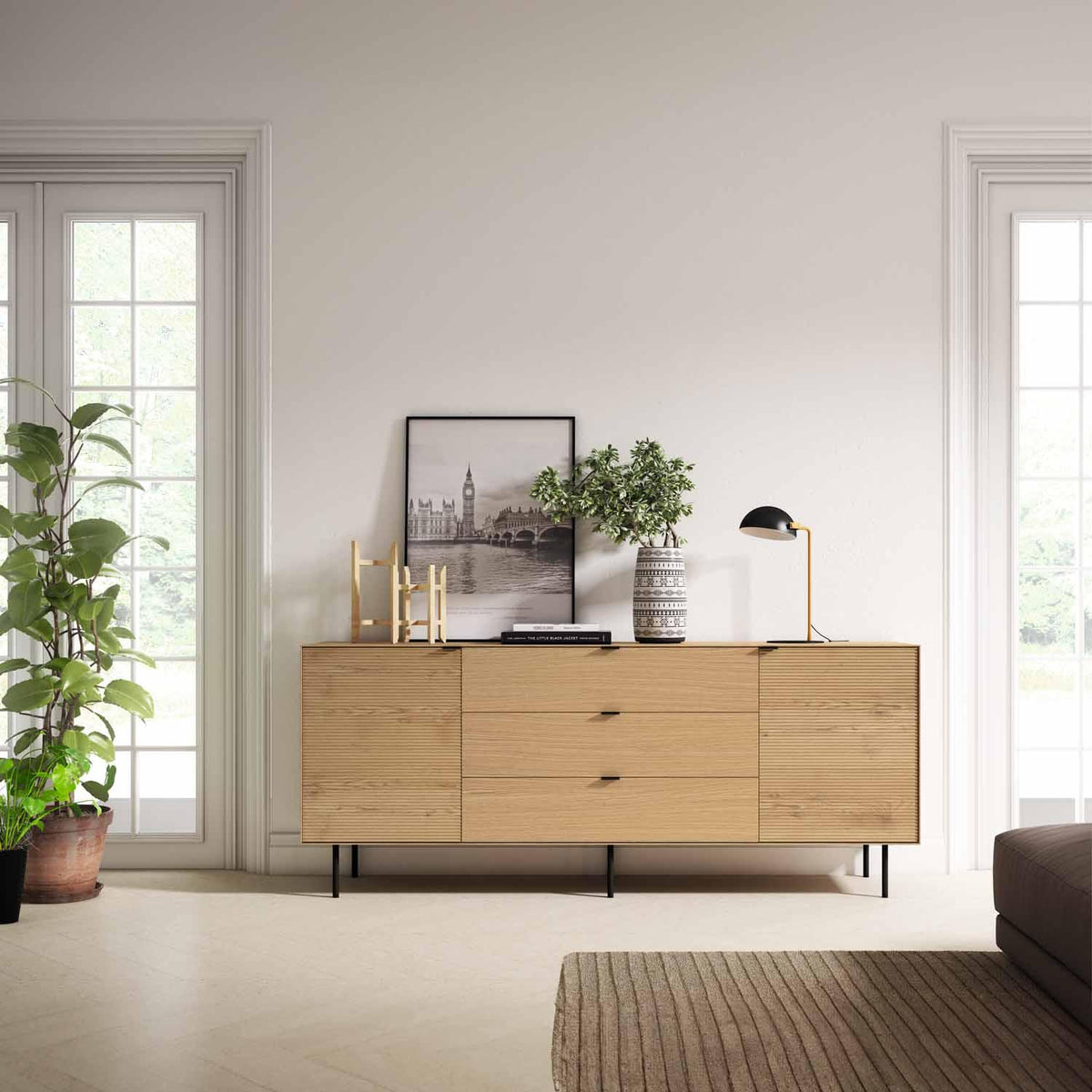 Credenza 200 ptas (mad) + scatole tulsa
