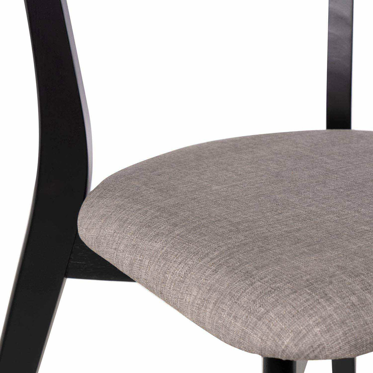 Sedia keira nera grigio chiaro