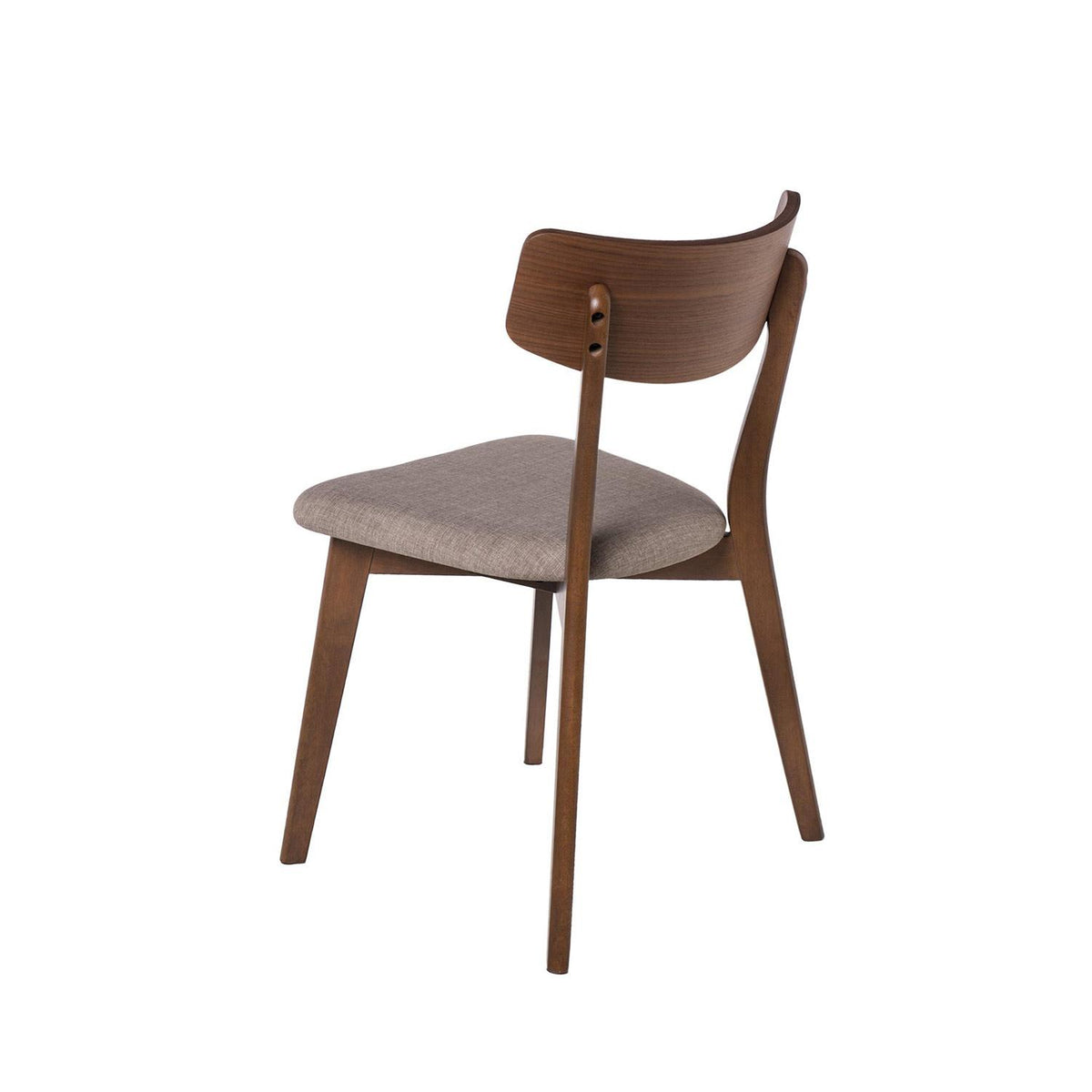 Sedia keira grigio chiaro noce