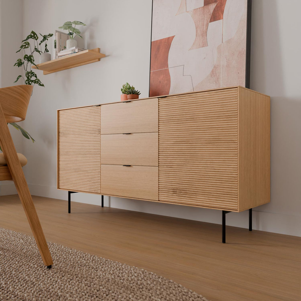 Credenza 160 ptas (mad) + scatole tulsa