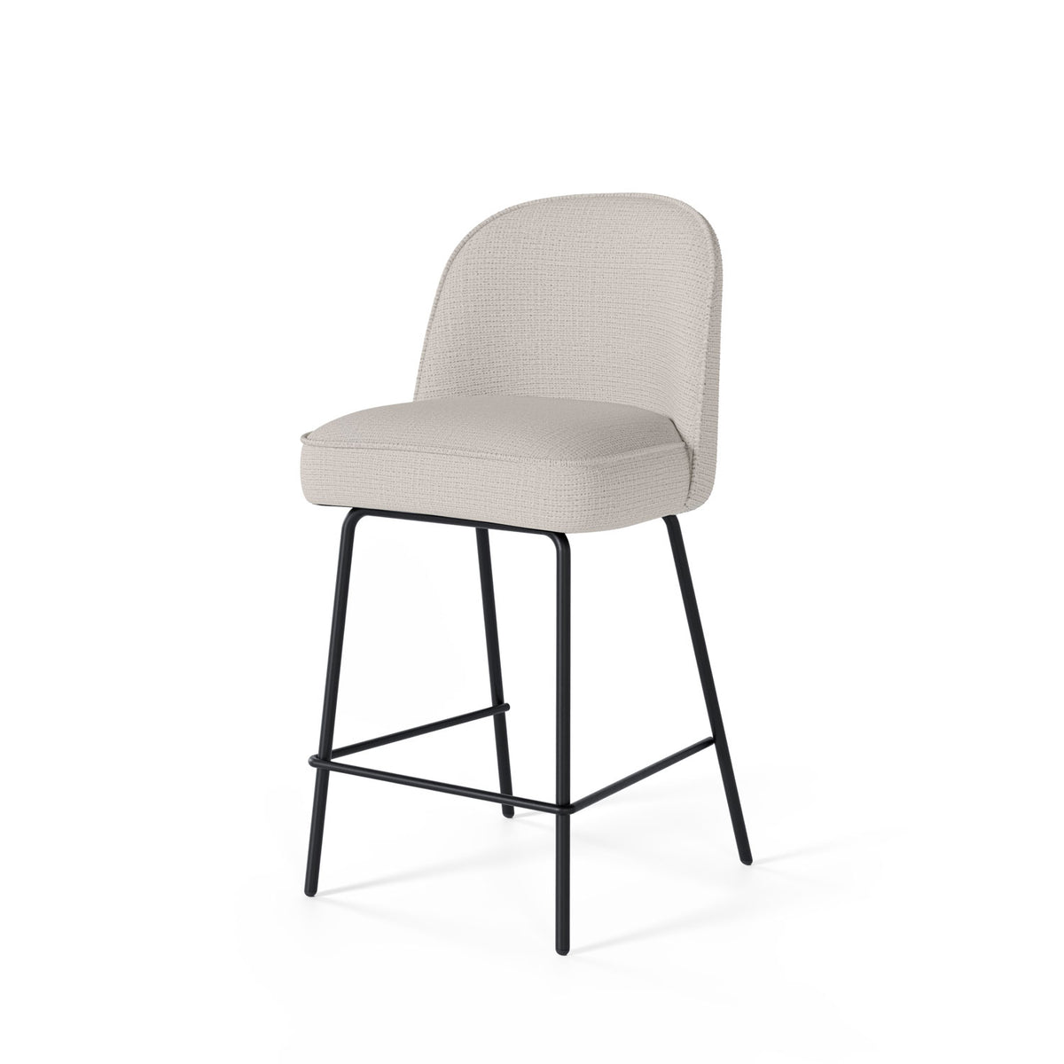 Sgabello nelson beige