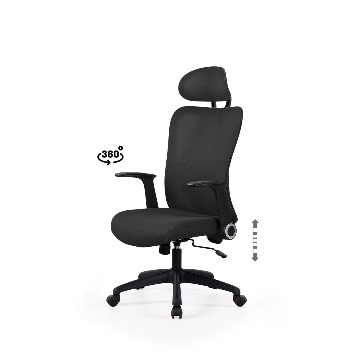 Sedia da ufficio MONTREAL - Nero