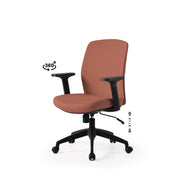 Sedia da ufficio MARYLAND - Terracotta