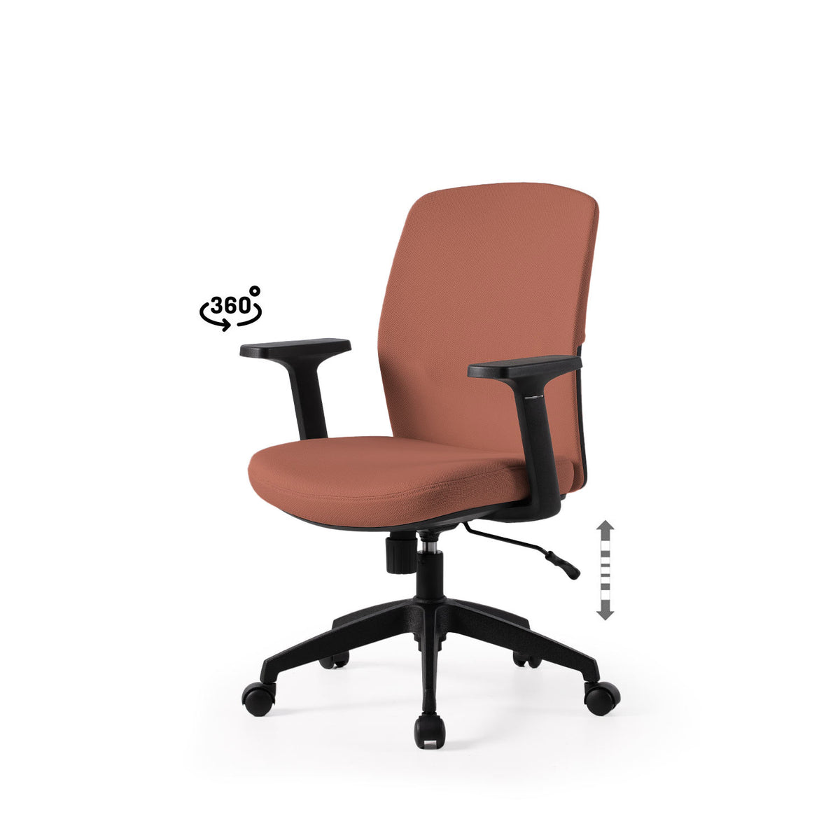 Sedia da ufficio MARYLAND - Terracotta
