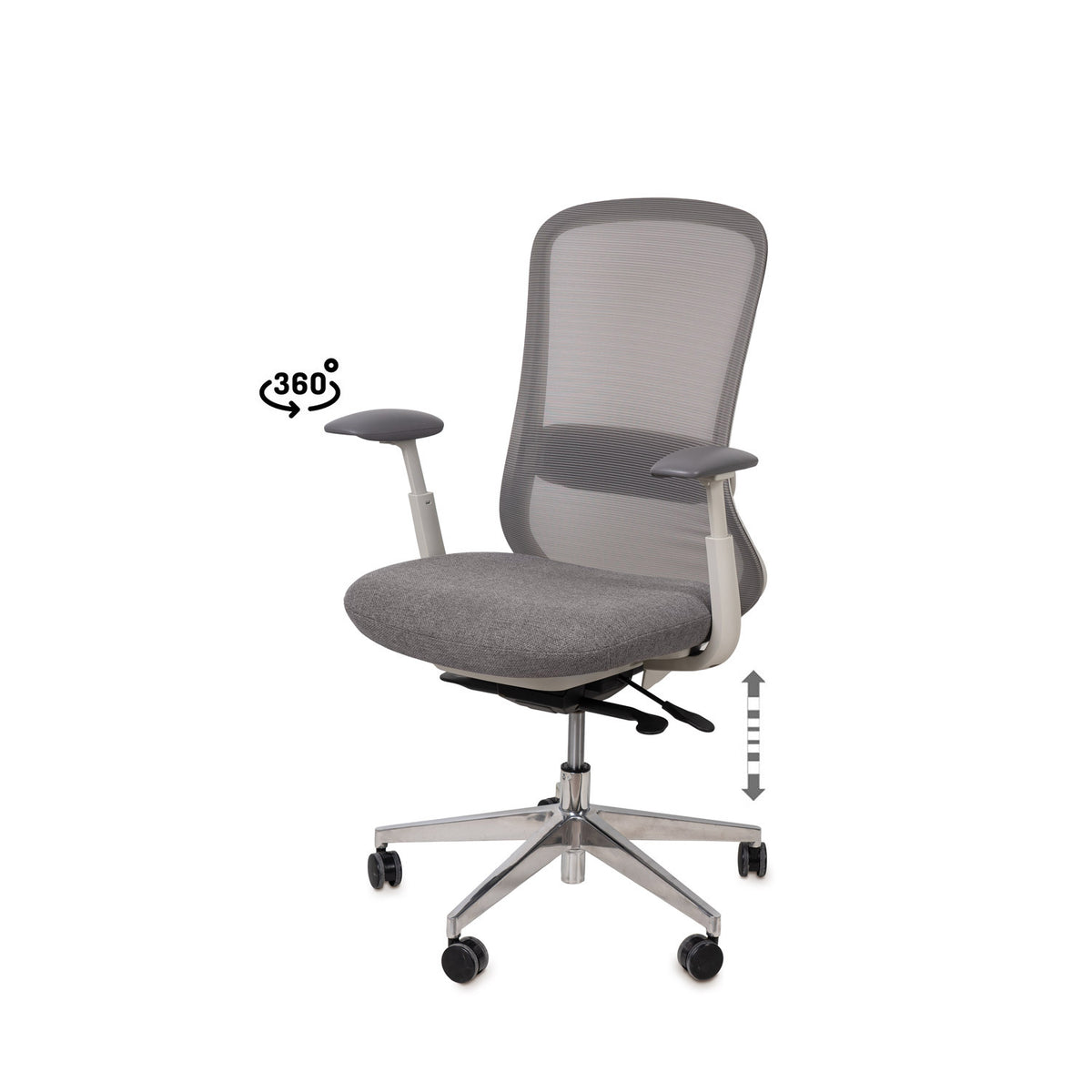 Sedia da ufficio EMORY - Grigio
