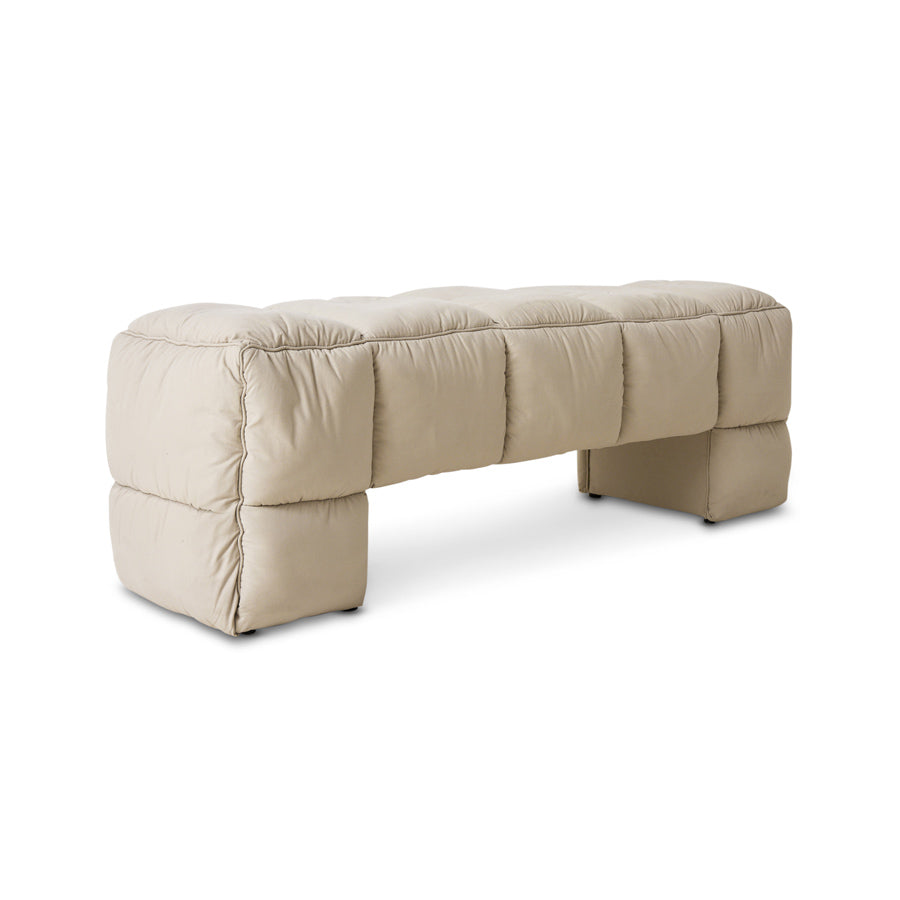 Panca imbottita Puffy, tortora