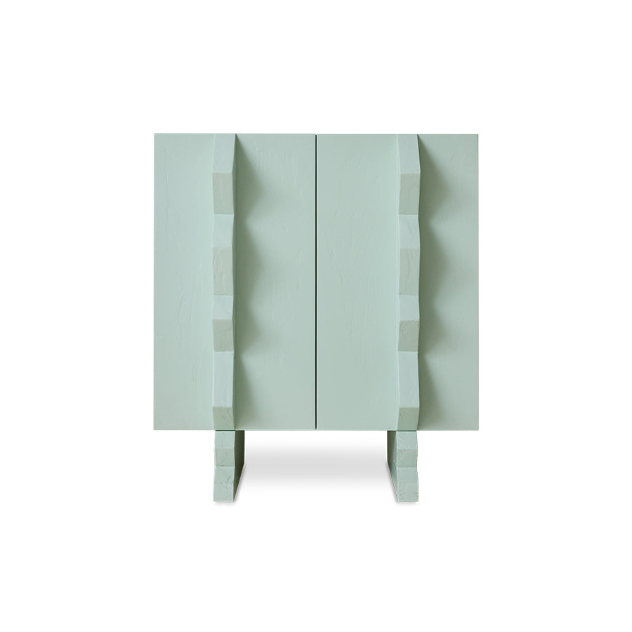 Cassettiera Forma, azzurro ghiaccio