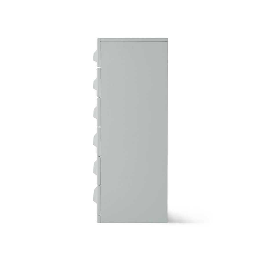Cassettiera a 6 cassetti, grigio