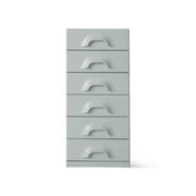 Cassettiera a 6 cassetti, grigio