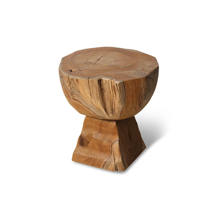 Tavolino in legno arcuato