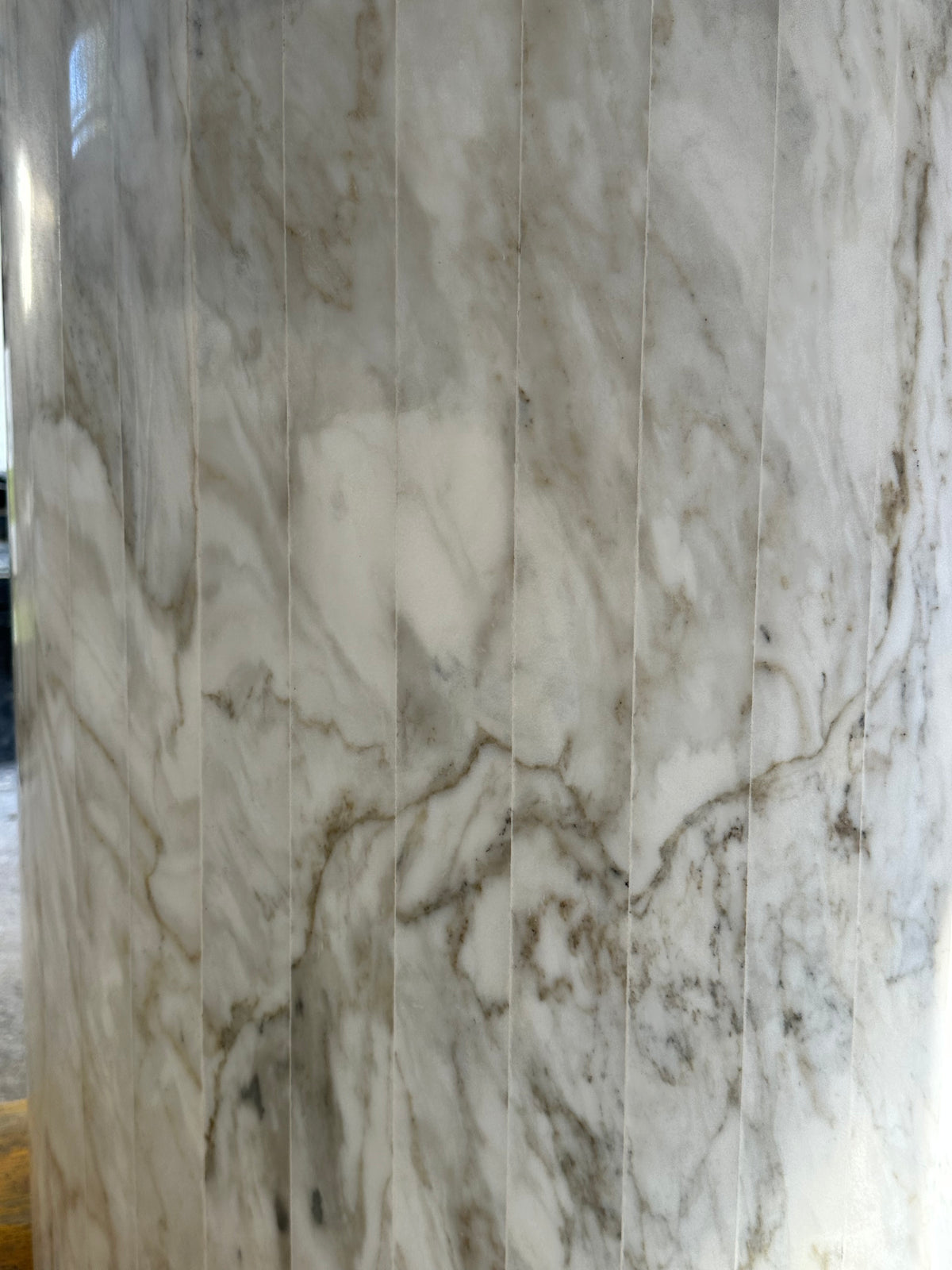 Tavolo da pranzo ETERNO in marmo Calacatta vena Oro 220x100 h75 by Etèream - 100% Made in Italy