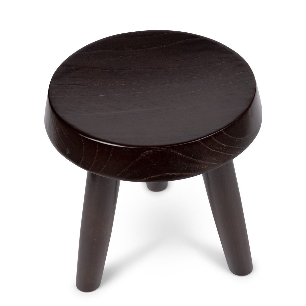 Sgabello Charles M - Chandigarh Heritage Brown - Pierre Jeanneret Edition