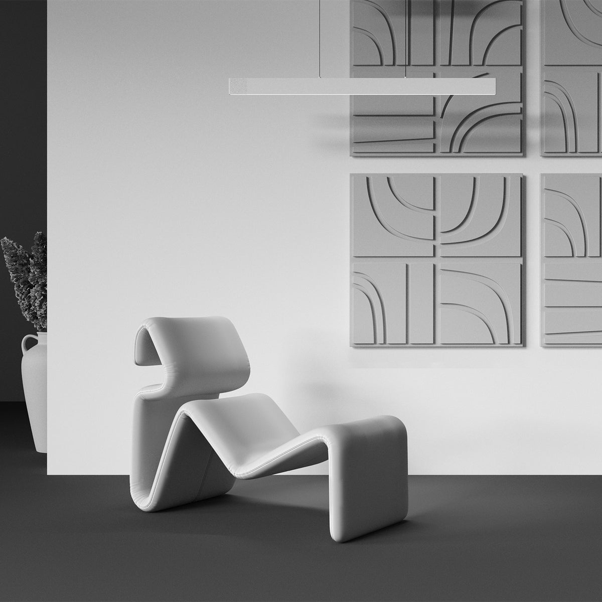 Lampada a sospensione Euphoria - Maytoni - Bianco - P109PL-36W2.7-6K-W