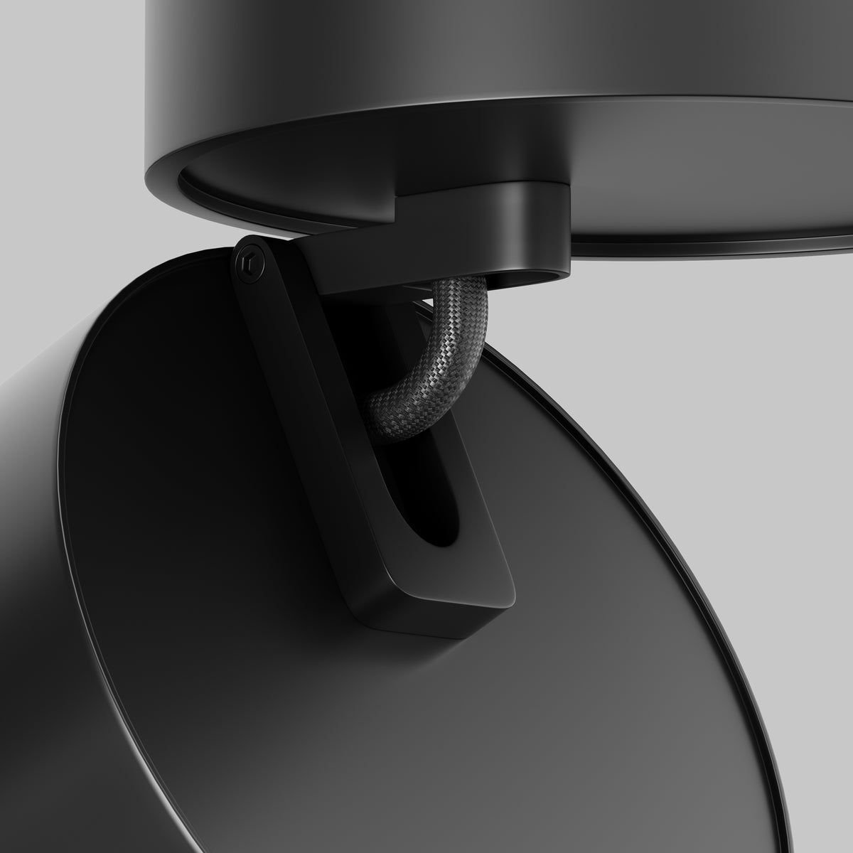 Lampada da soffitto Lens - Maytoni - Nero - C220CL-12W3K-B