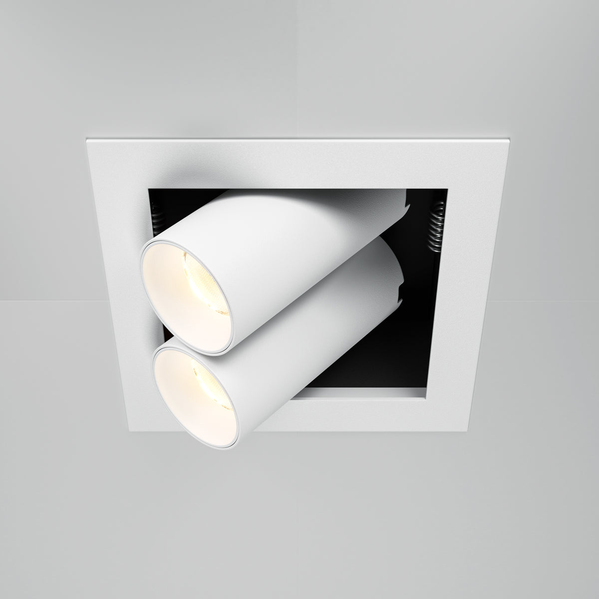 Una lampada da incasso Magnum 3000K 2x7W 24° - Maytoni - Bianco - DL094-02-7W3K-W