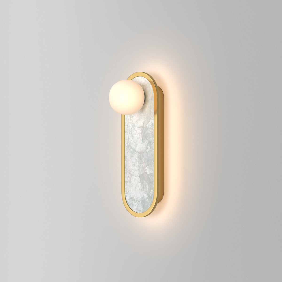 Lampada a muro Perlamour - Maytoni - Ottone - MOD473WL-L20BSK