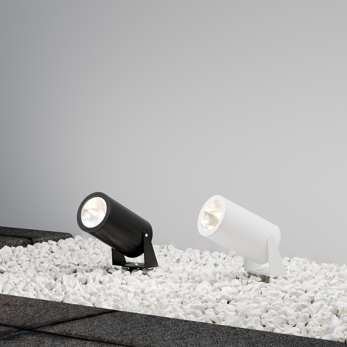 Illuminazione da esterno Bern - Maytoni - Bianco - O050FL-L30W3K