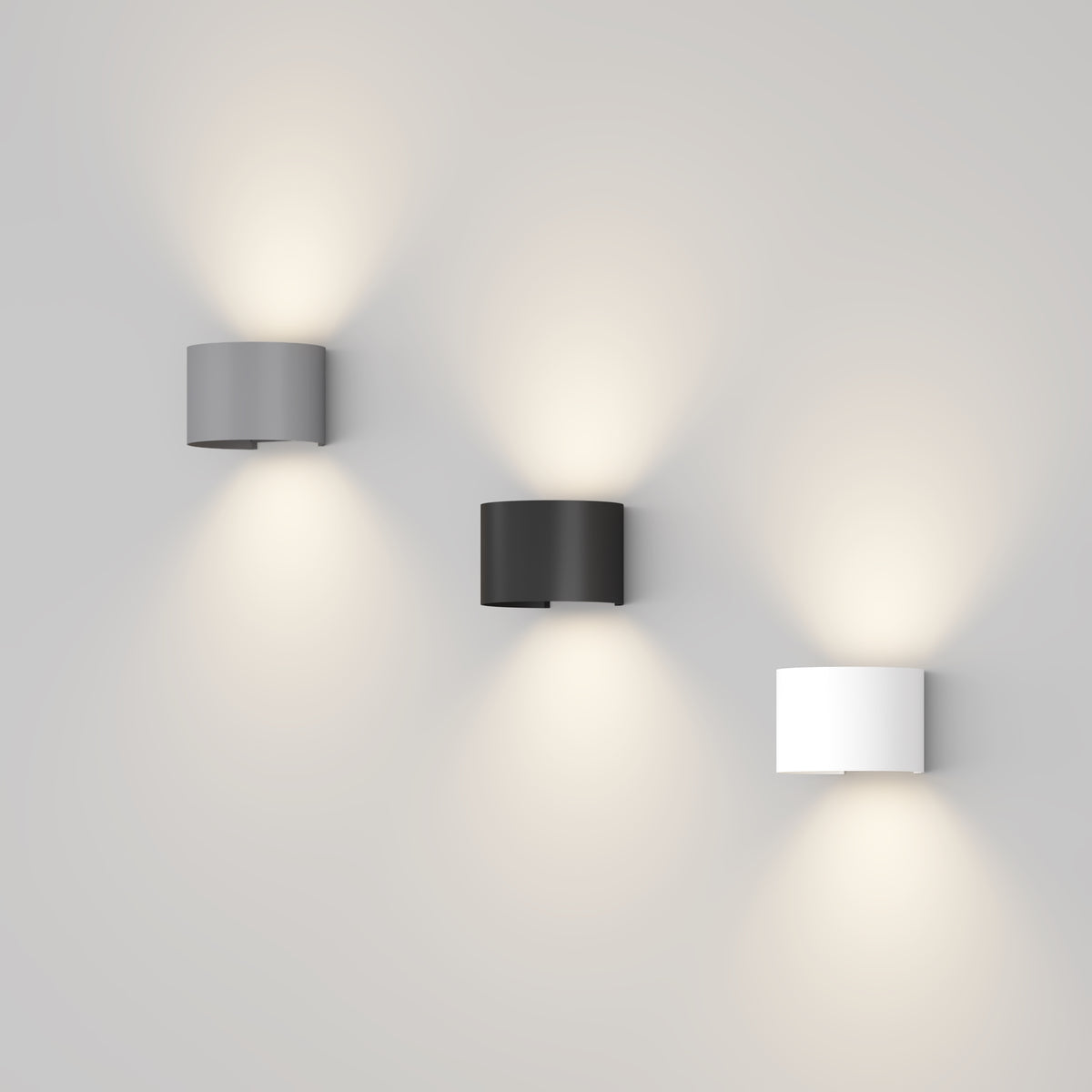 Illuminazione facciate Fulton - Maytoni - Bianco - O573WL-L6W