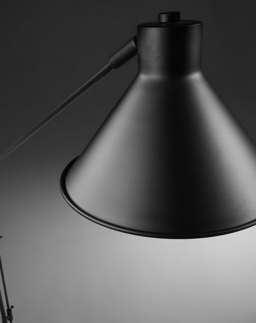 Lampada da terra Dione nero