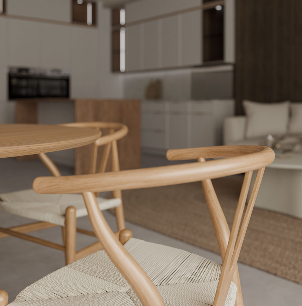 Sedia Y CH24 Natural