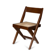 Library Chair Maxwell - Dark Brown - Pierre Jeanneret Edition