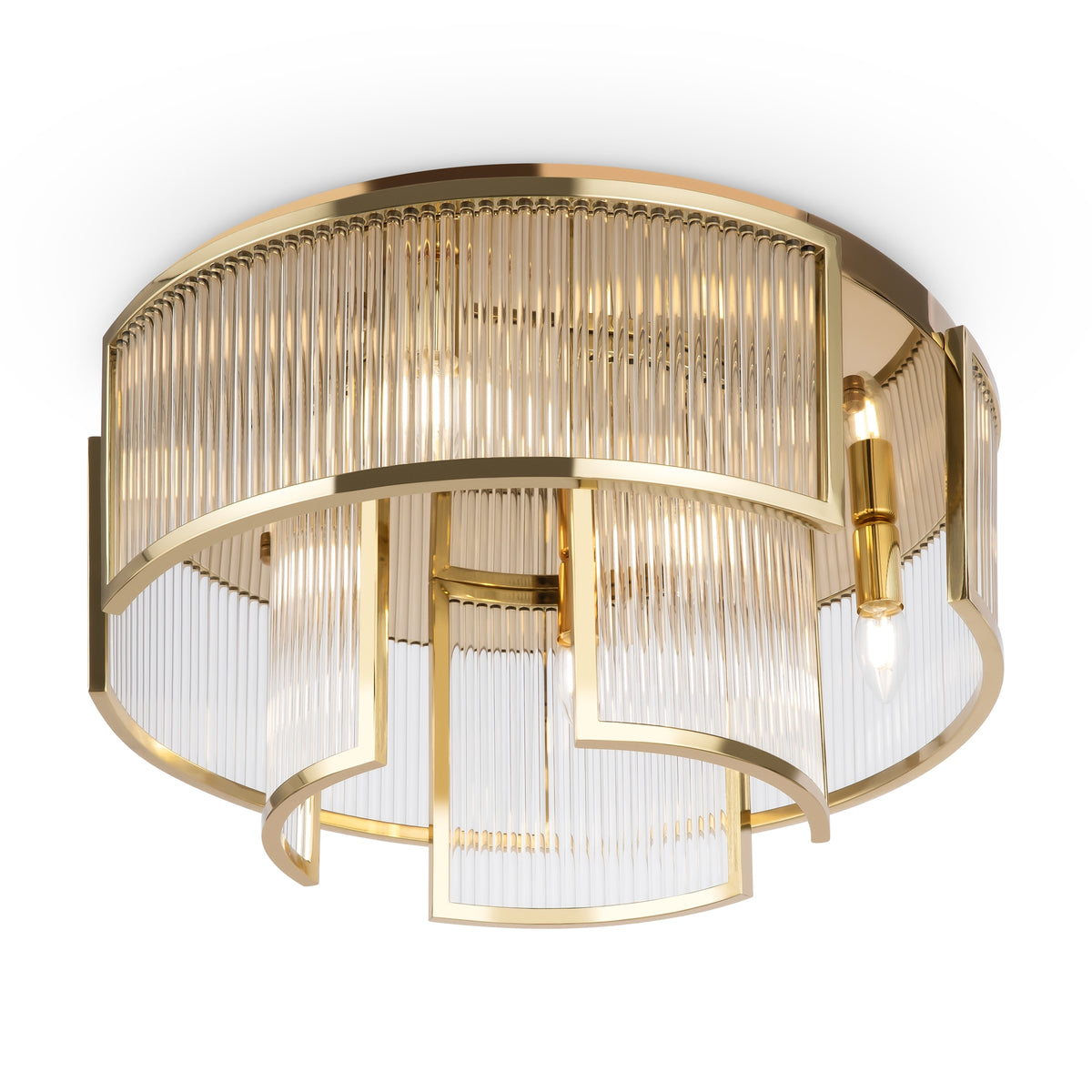 Lampada da soffitto Frame - Maytoni - Oro - MOD174CL-06G