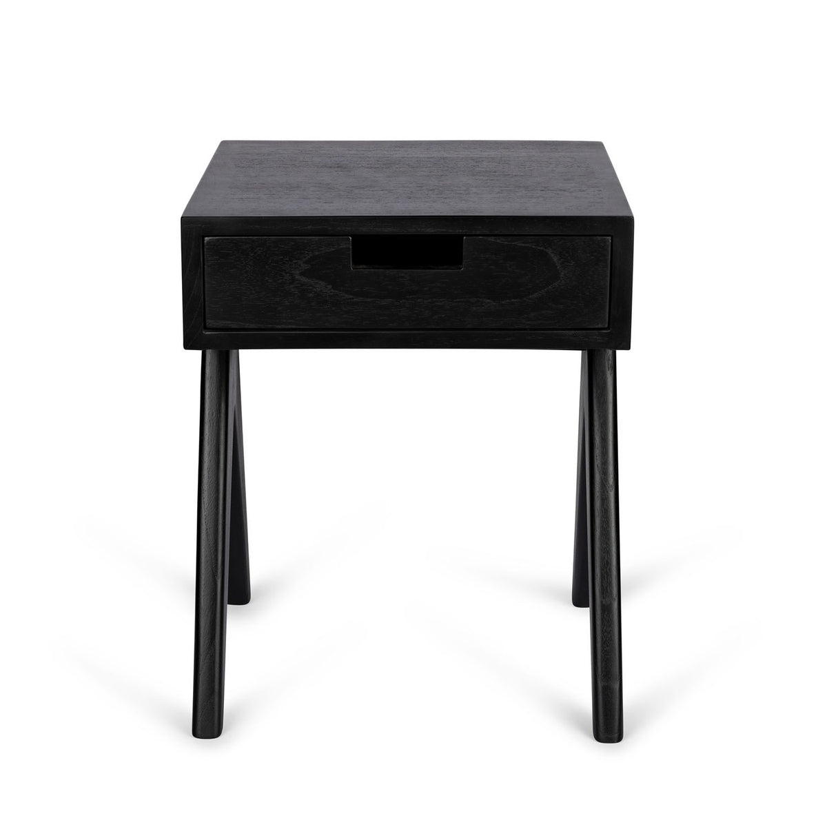 Comodino Night Cabin W.T.H. con cassetto Nero DETJER