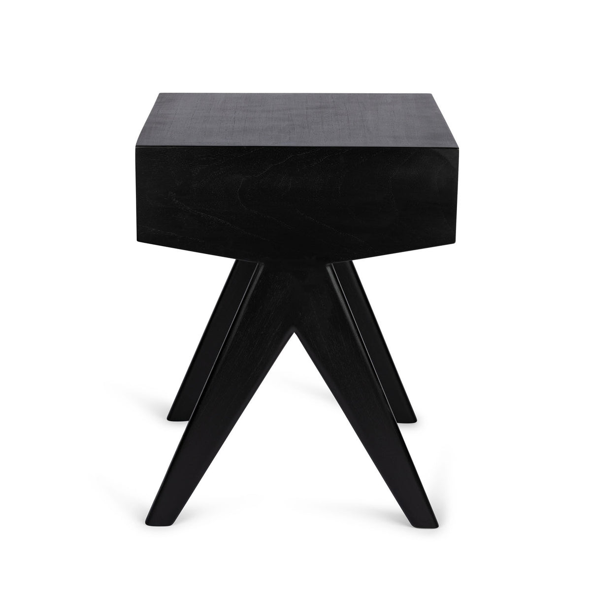 Comodino Night Cabin W.T.H. con cassetto Nero DETJER