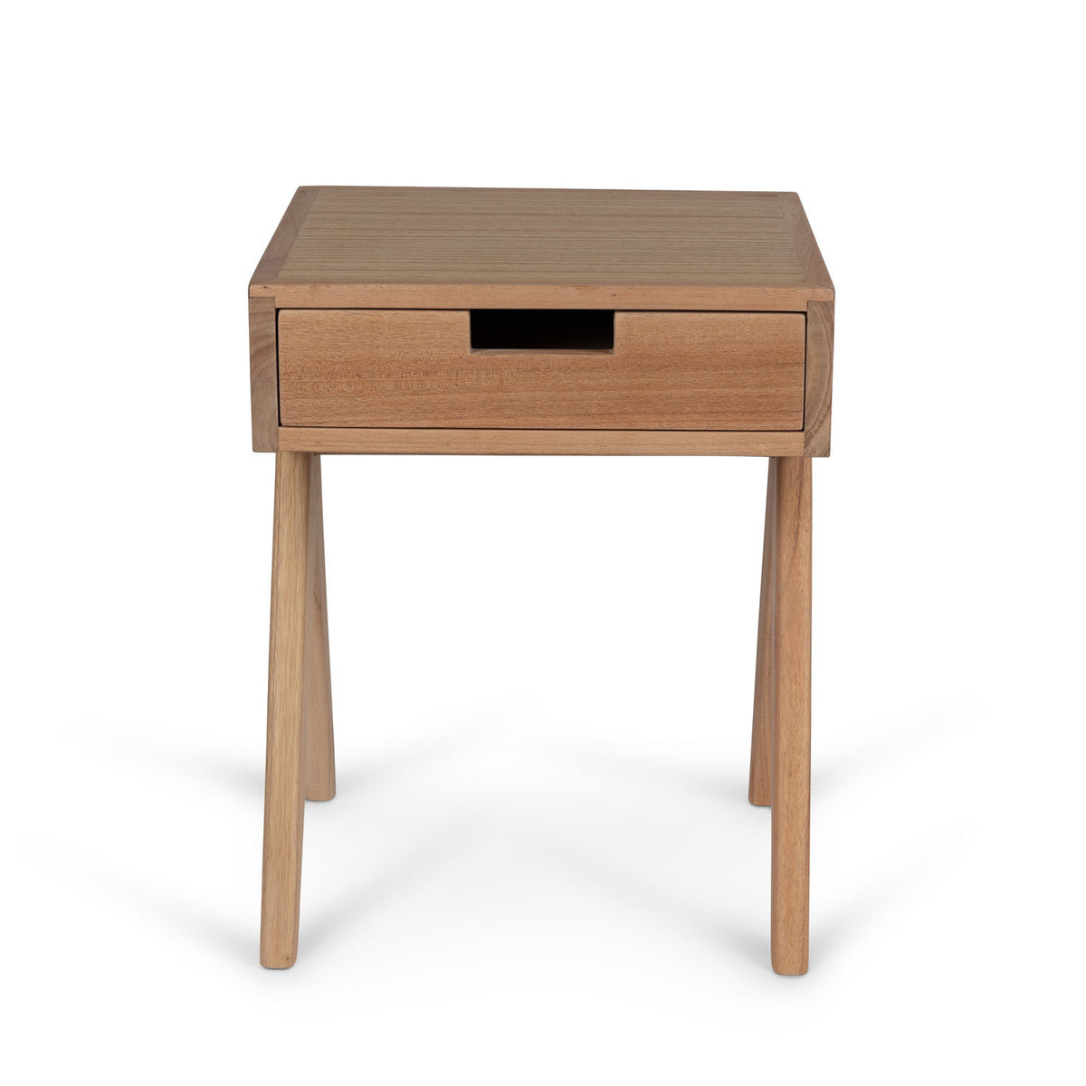 Comodino Night Cabin W.T.H. con cassetto - Natural - Pierre Jeanneret Edition