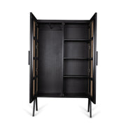 Armadio Storage Cabinet Lucien con appendiabiti - Charcoal Black - Pierre Jeanneret Edition