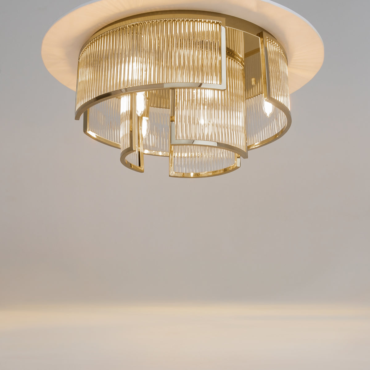 Lampada da soffitto Frame - Maytoni - Oro - MOD174CL-06G