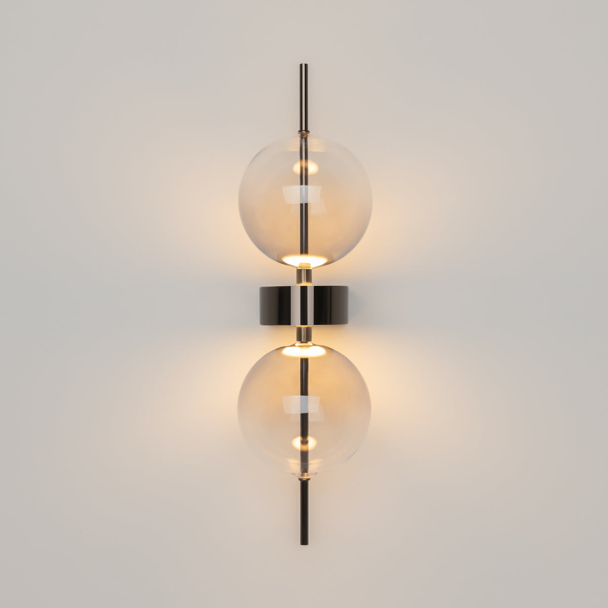 Lampada a muro Double Moon - Maytoni - Nero - MOD478WL-L8B3K