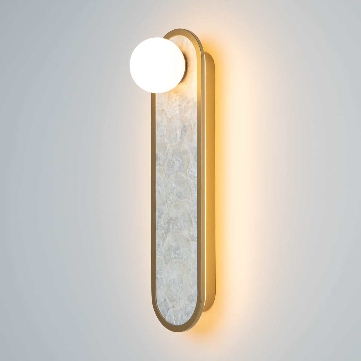 Lampada a muro Perlamour - Maytoni - Ottone - MOD473WL-L25BSK