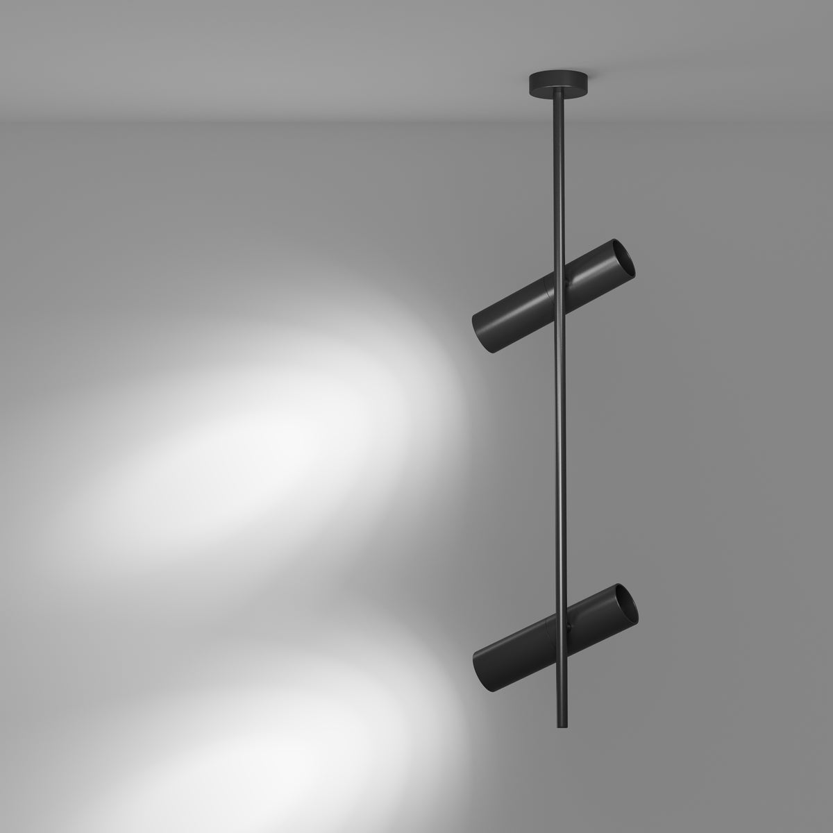 Lampada da soffitto Elti GU10 2x10W - Maytoni - Nero - C021CL-02B