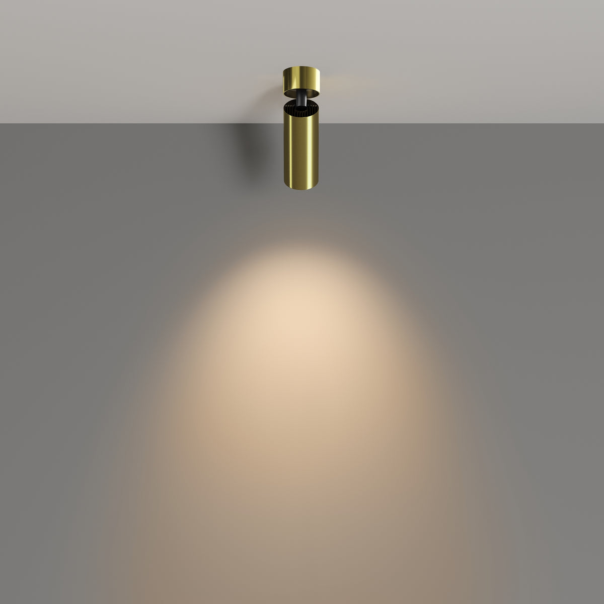 Lampada da soffitto FOCUS LED 4000K 1x12W 50° Dim Triac - Maytoni - Ottone - C055CL-L12W3K-W-BS