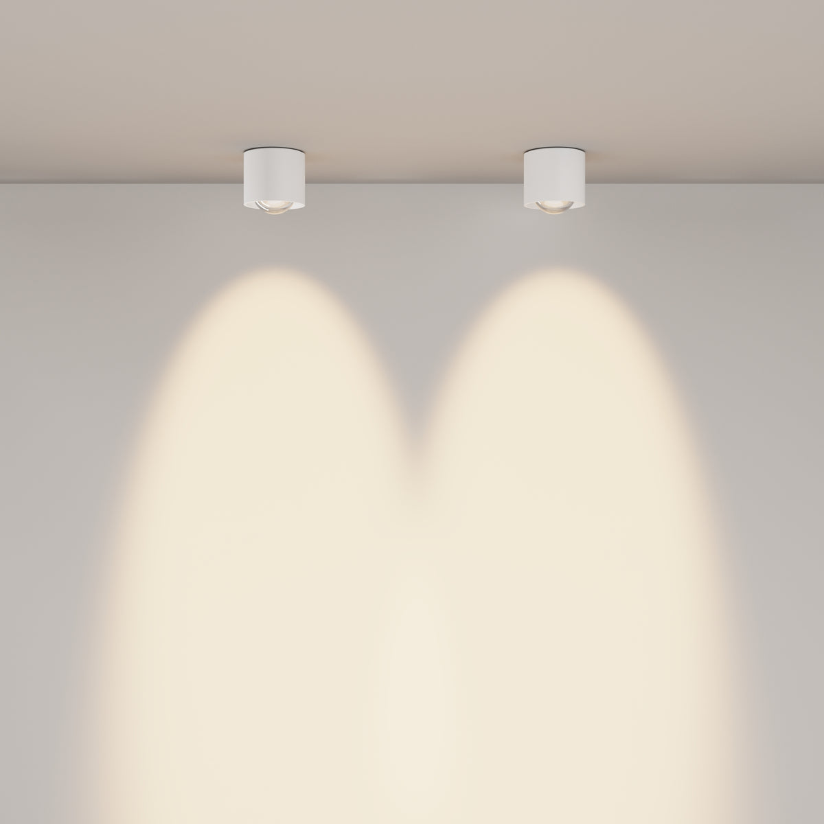 Lampada da soffitto Lens - Maytoni - Bianco - C217CL-15W3K-W
