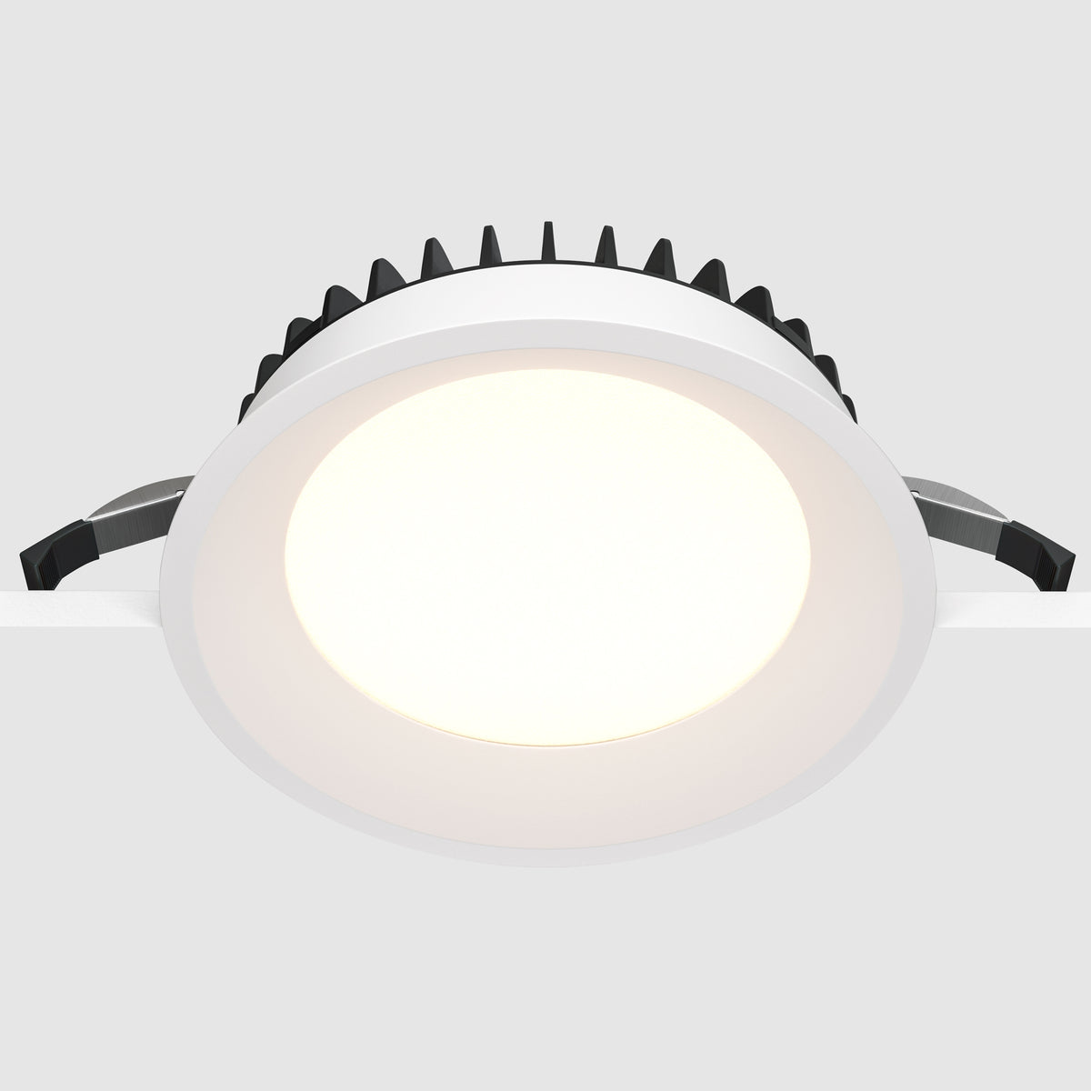 Una lampada da incasso Okno 4000K 1x24W 120° - Maytoni - Bianco - DL053-24W4K-W