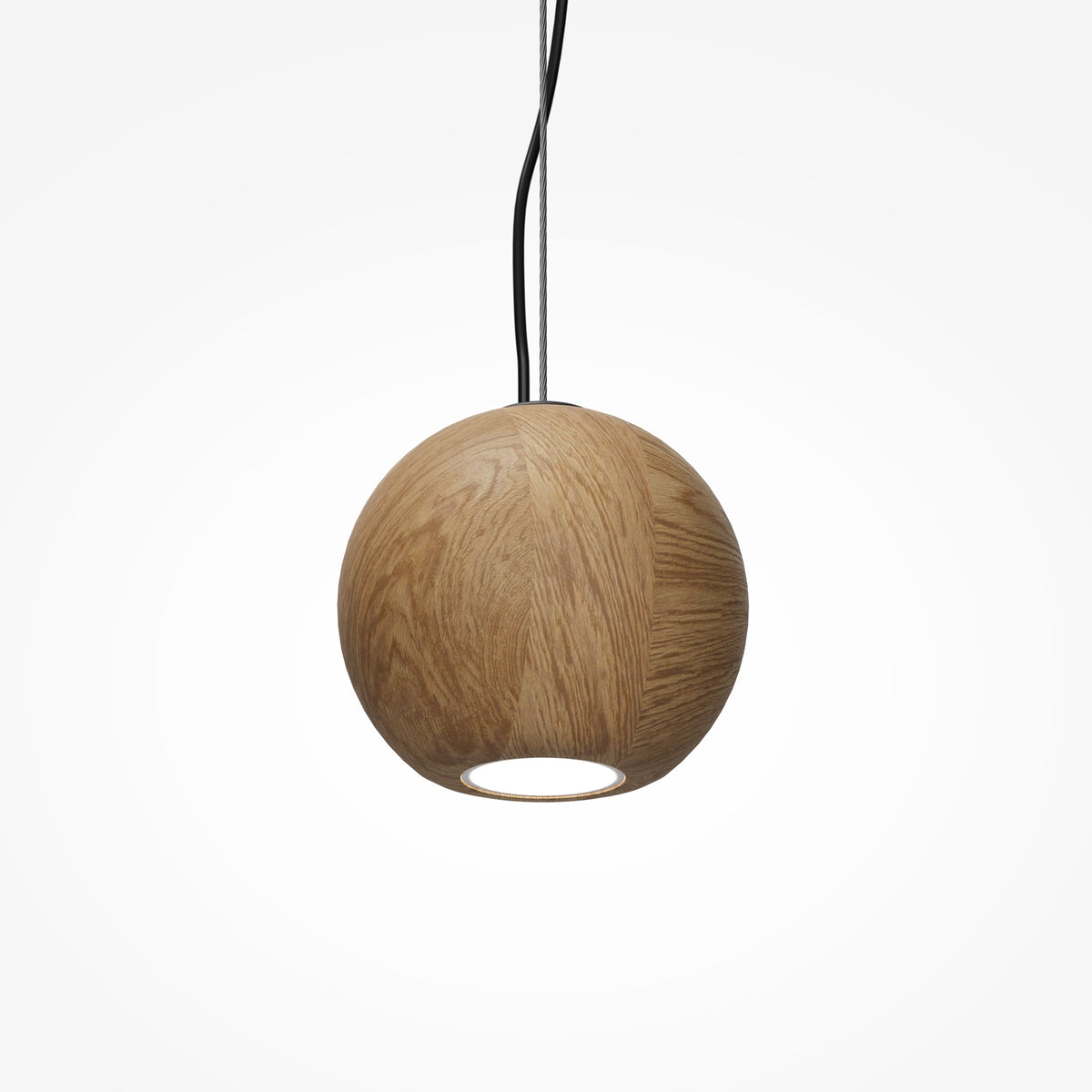 Lampada a sospensione Basic Texture - Maytoni - Nero - MOD461PL-01BG