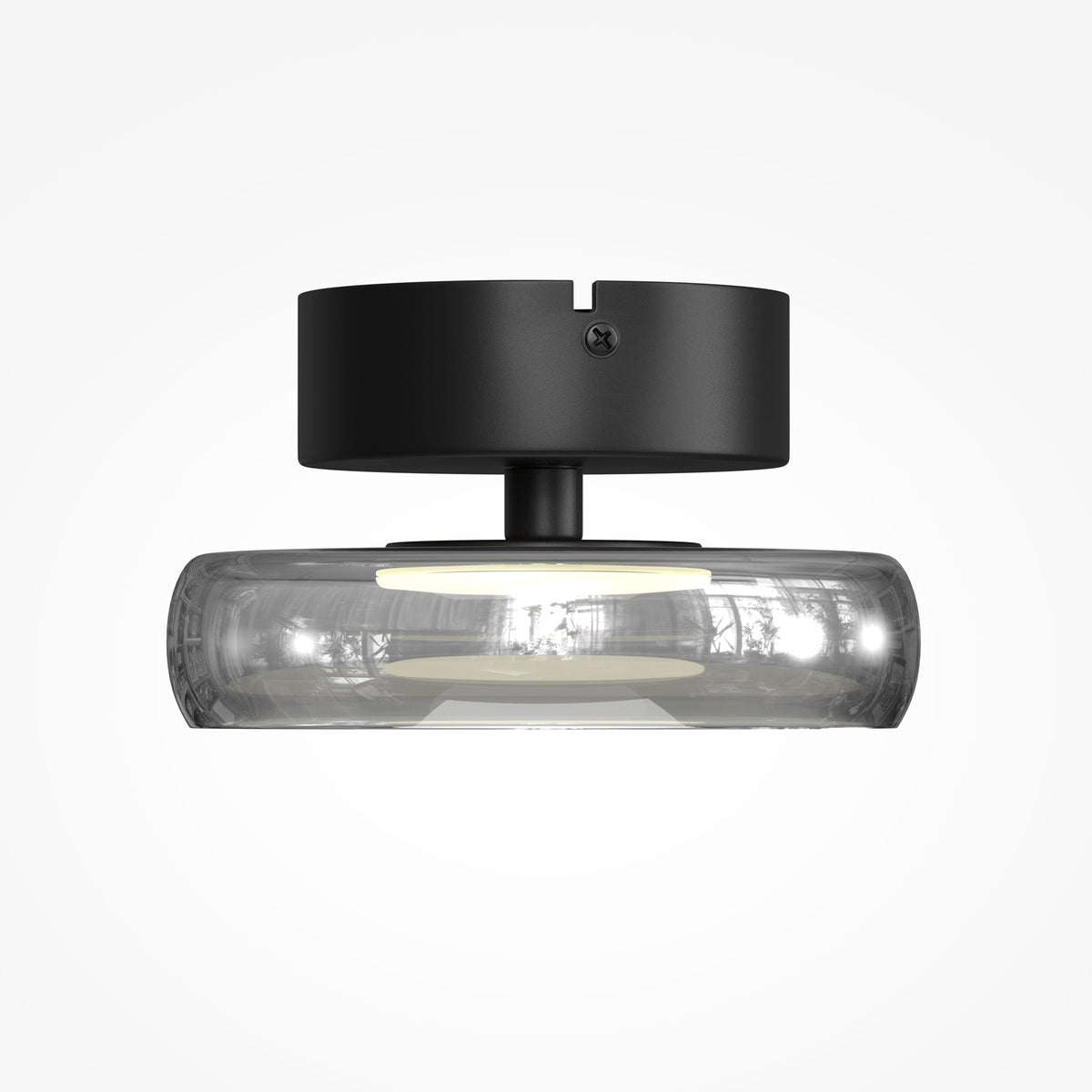 Lampada da soffitto Float - Maytoni - Nero - MOD498CL-L13BK1