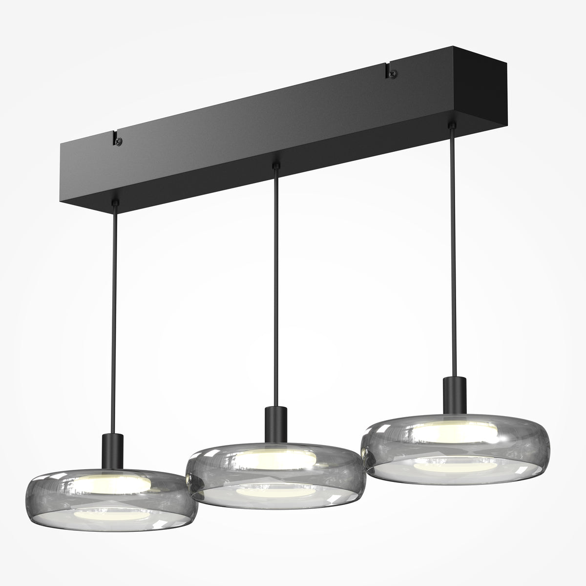 Lampada a sospensione Float - Maytoni - Nero - MOD498PL-L25BK1