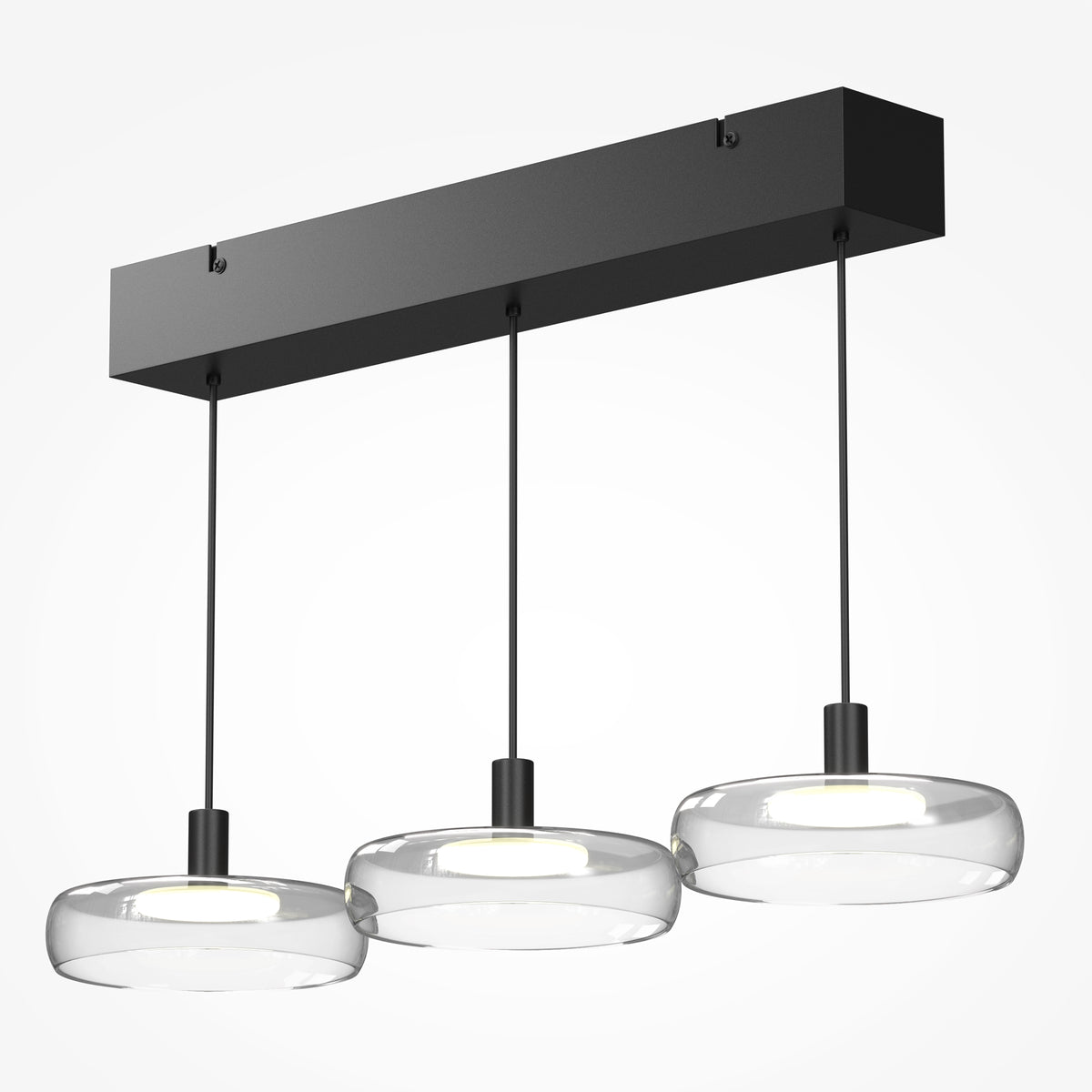 Lampada a sospensione Float - Maytoni - Nero - MOD498PL-L25BK