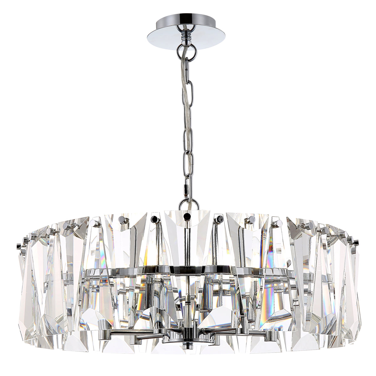 Lampada a sospensione Puntes - Maytoni - Grigio - MOD043PL-06CH